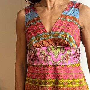 Vibrant Alice + Trixie party top